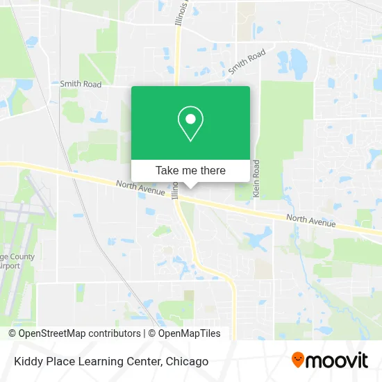 Kiddy Place Learning Center map