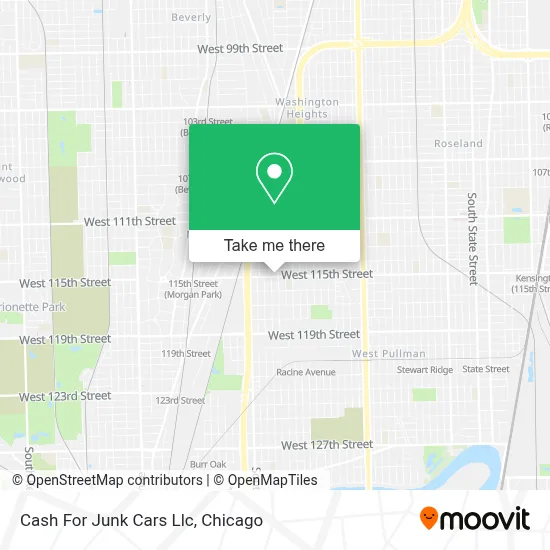 Cash For Junk Cars Llc map
