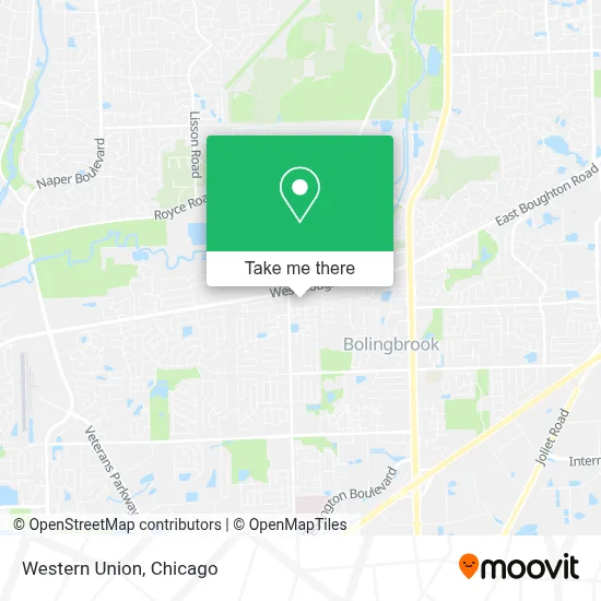 Western Union map