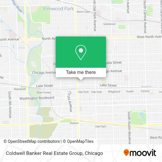 Coldwell Banker Real Estate Group map