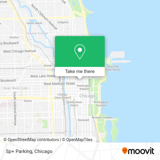 Sp+ Parking map