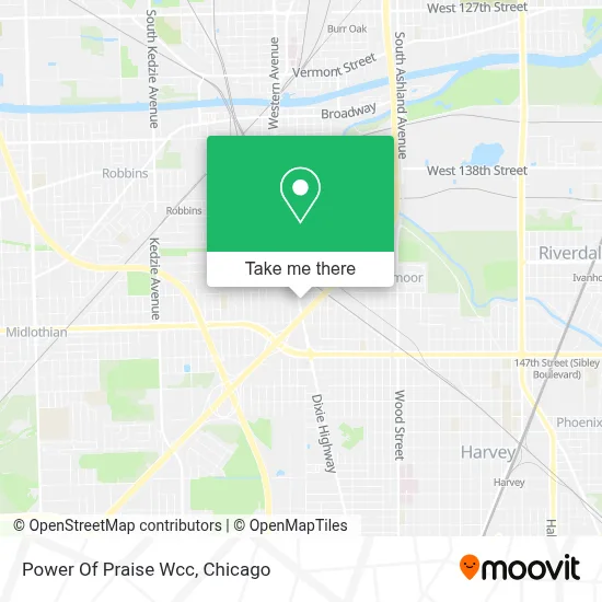 Power Of Praise Wcc map