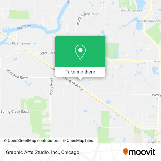 Graphic Arts Studio, Inc. map