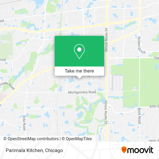 Parimala Kitchen map