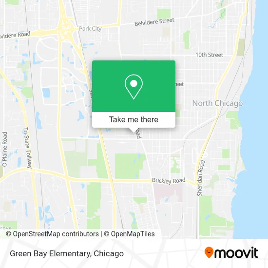 Green Bay Elementary map