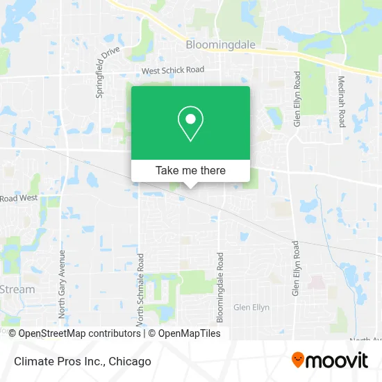 Climate Pros Inc. map
