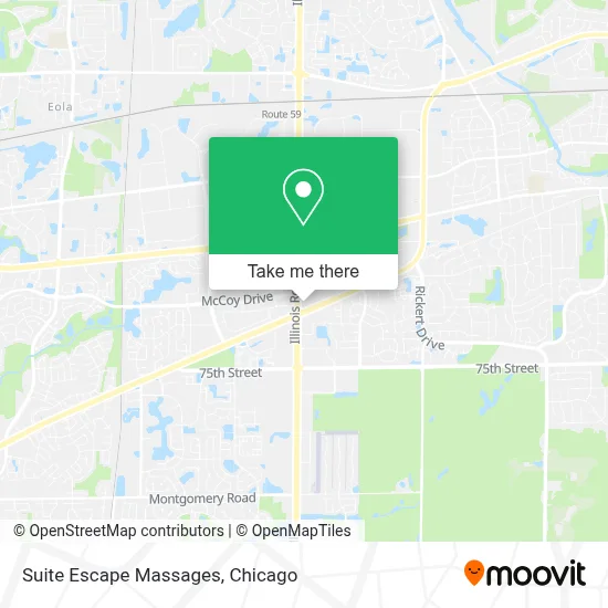 Suite Escape Massages map
