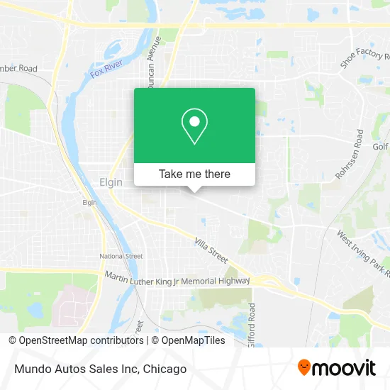 Mundo Autos Sales Inc map