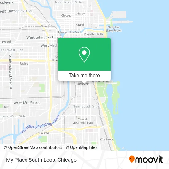 My Place South Loop map