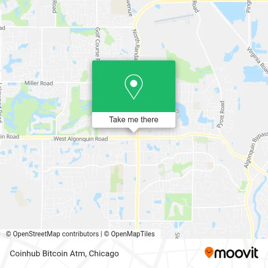 Coinhub Bitcoin Atm map