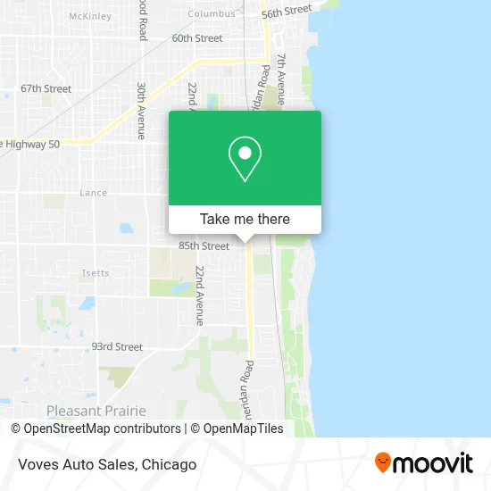Voves Auto Sales map