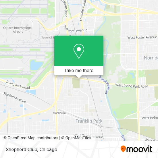 Shepherd Club map