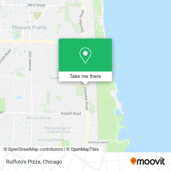 Ruffolo's Pizza map