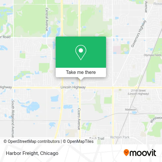 Harbor Freight map