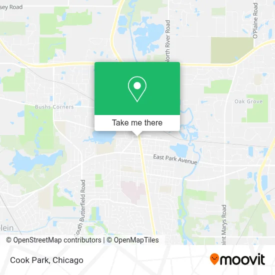 Cook Park map