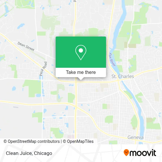 Clean Juice map
