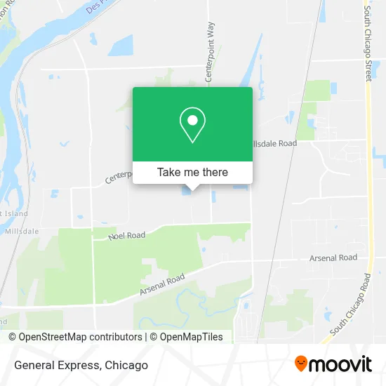 General Express map
