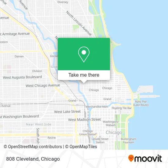 808 Cleveland map