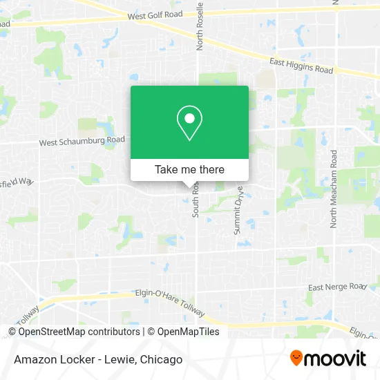Amazon Locker - Lewie map