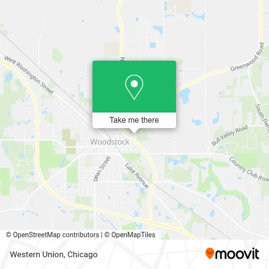 Western Union map
