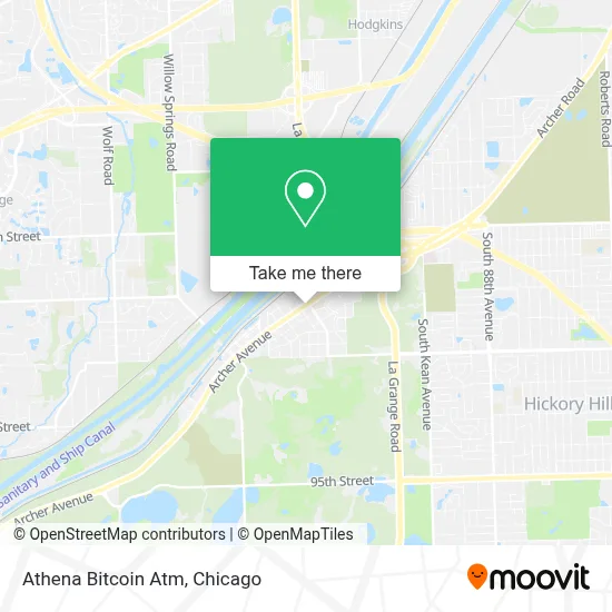 Athena Bitcoin Atm map
