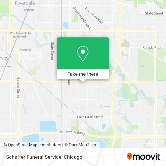 Schaffer Funeral Service map