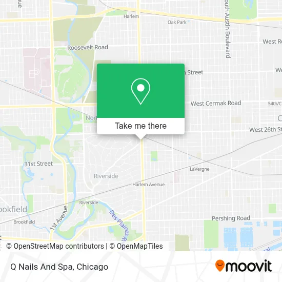 Q Nails And Spa map