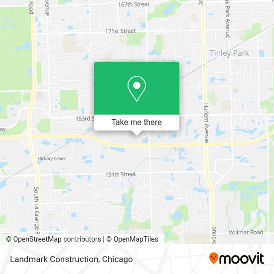 Landmark Construction map
