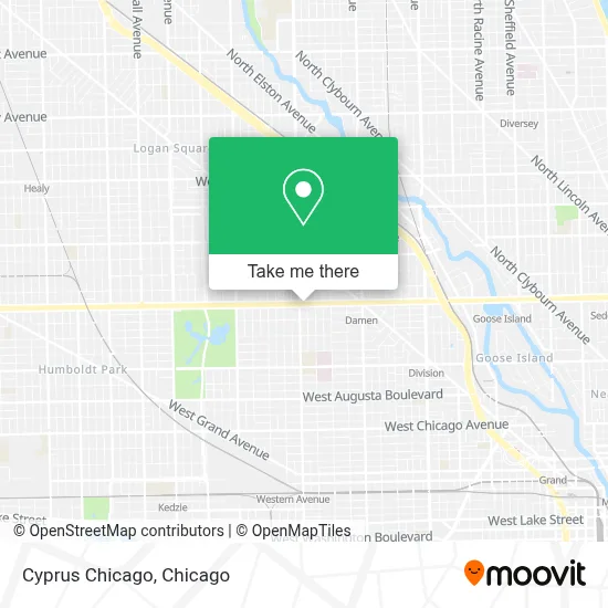 Cyprus Chicago map