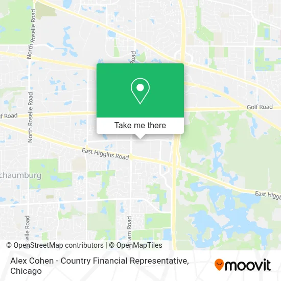 Alex Cohen - Country Financial Representative map