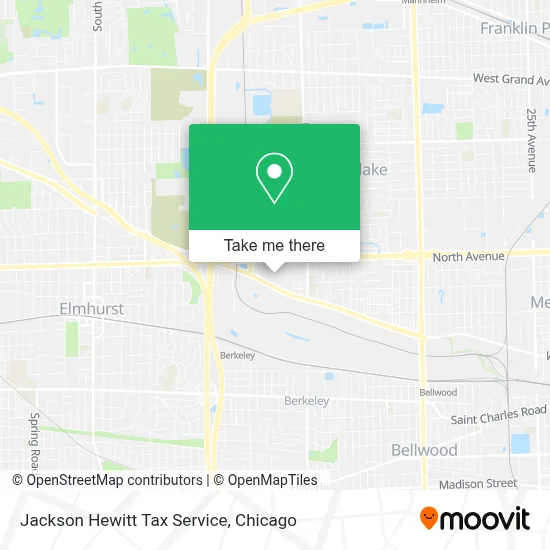 Jackson Hewitt Tax Service map