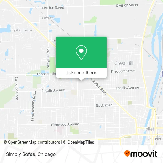 Simply Sofas map