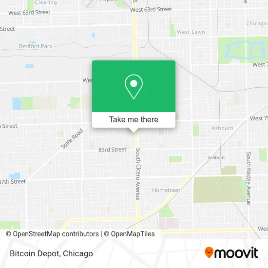 Bitcoin Depot map
