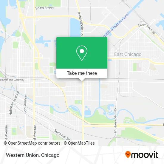 Western Union map