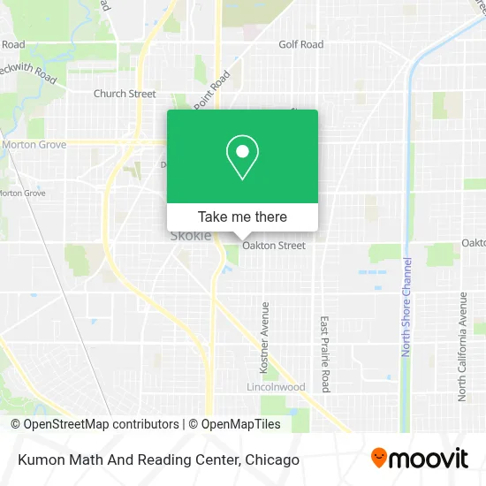 Kumon Math And Reading Center map