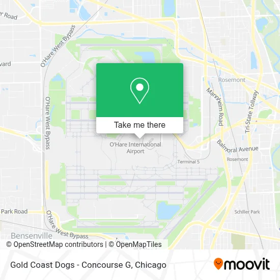 Gold Coast Dogs - Concourse G map