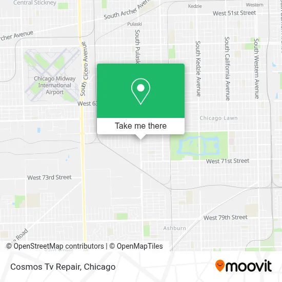 Cosmos Tv Repair map