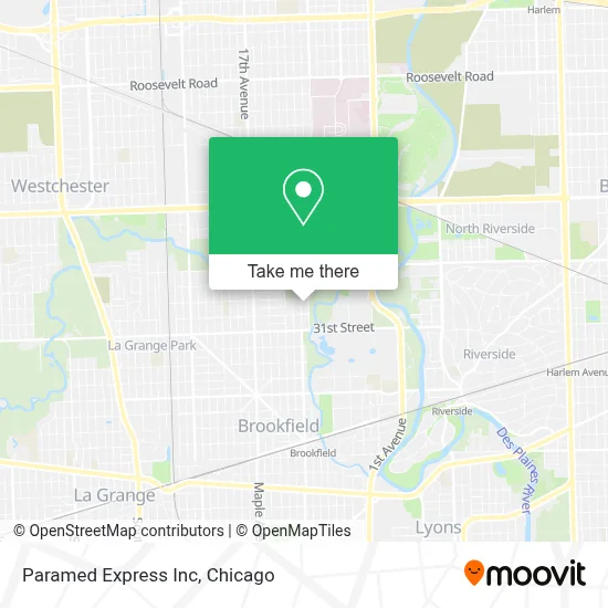 Paramed Express Inc map