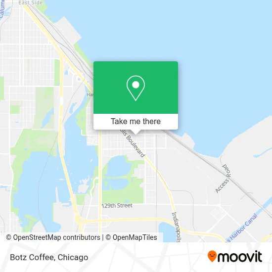 Botz Coffee map