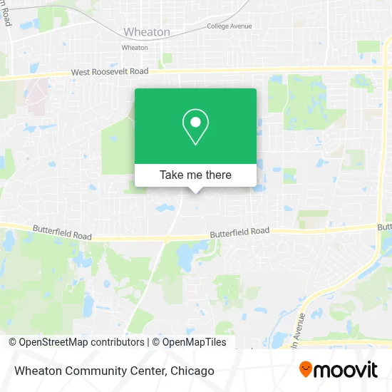 Wheaton Community Center map