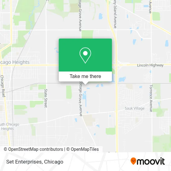 Set Enterprises map