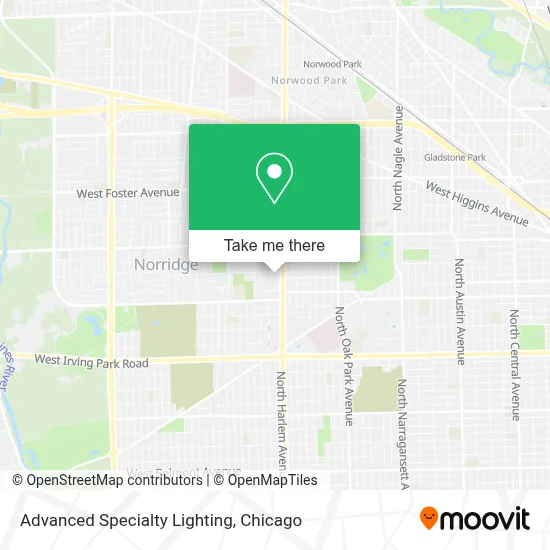 Advanced Specialty Lighting map