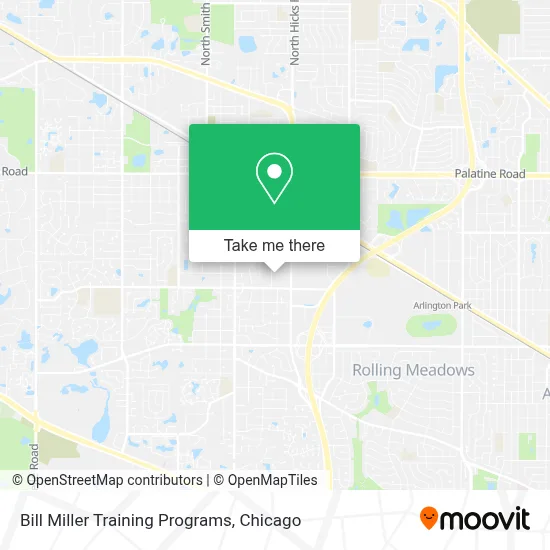 Bill Miller Training Programs map