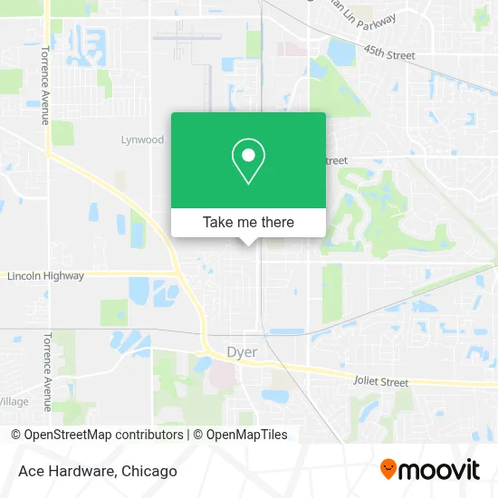 Ace Hardware map