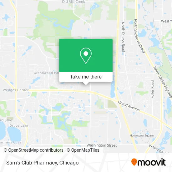 Sam's Club Pharmacy map