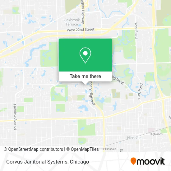 Corvus Janitorial Systems map