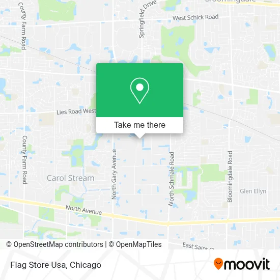 Flag Store Usa map