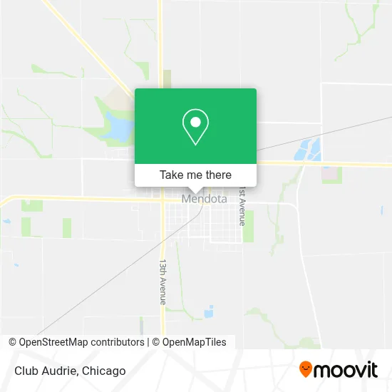 Club Audrie map