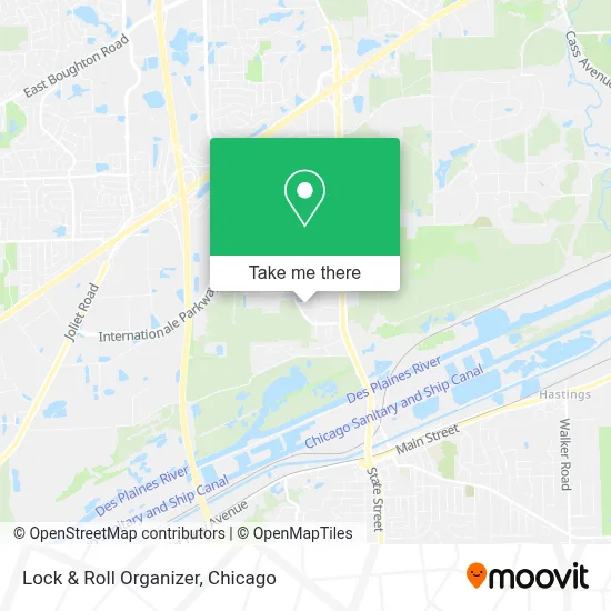 Lock & Roll Organizer map