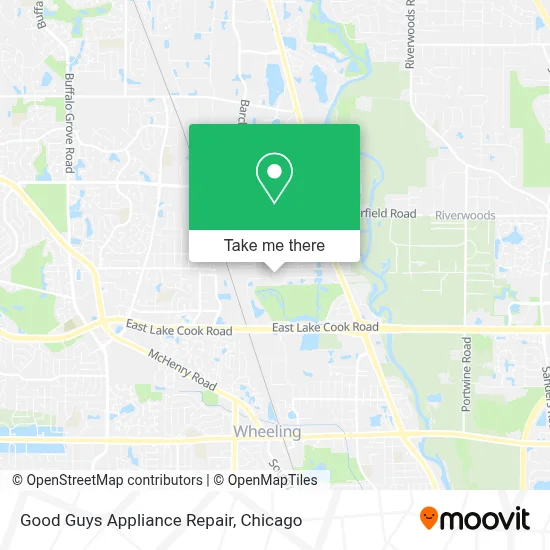 Good Guys Appliance Repair map